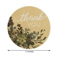 thumbnail image 3 of Efavormart 500PCS - 1.5" Floral Round Thank You Stickers Roll, Natural Greenery Background, Envelope Seal Labels for DIY, Party, Weddings, Baby showers Packaging, Wrapping, Gifts Decorations, 3 of 11