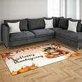 thumbnail image 3 of Happy Thanksgiving Maine Coon Welcome Thankful Fall Autumn Pumpkin Indoor Rug Cat Lover Kitten Owner Gifts Carpet Living Bed Room Sofa Home Decor - 02021, 3 of 5
