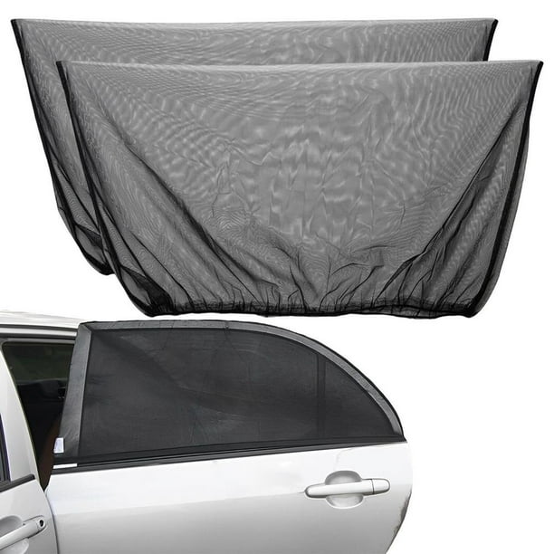 Tohuu Window Shades for Car 2 Pack Elasticized Mesh Car Window Covers