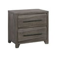 thumbnail image 4 of Modus Furniture Hearst Solid Wood Two Drawer Nightstand, Sahara Tan, 4 of 5