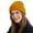 Coffee, variant on Skull Cap Women's Solid Color Waffle Knit Beanie Glossy Textured Thickened Hat Warm Woolen Cap Autumn and Winter Hats for Women