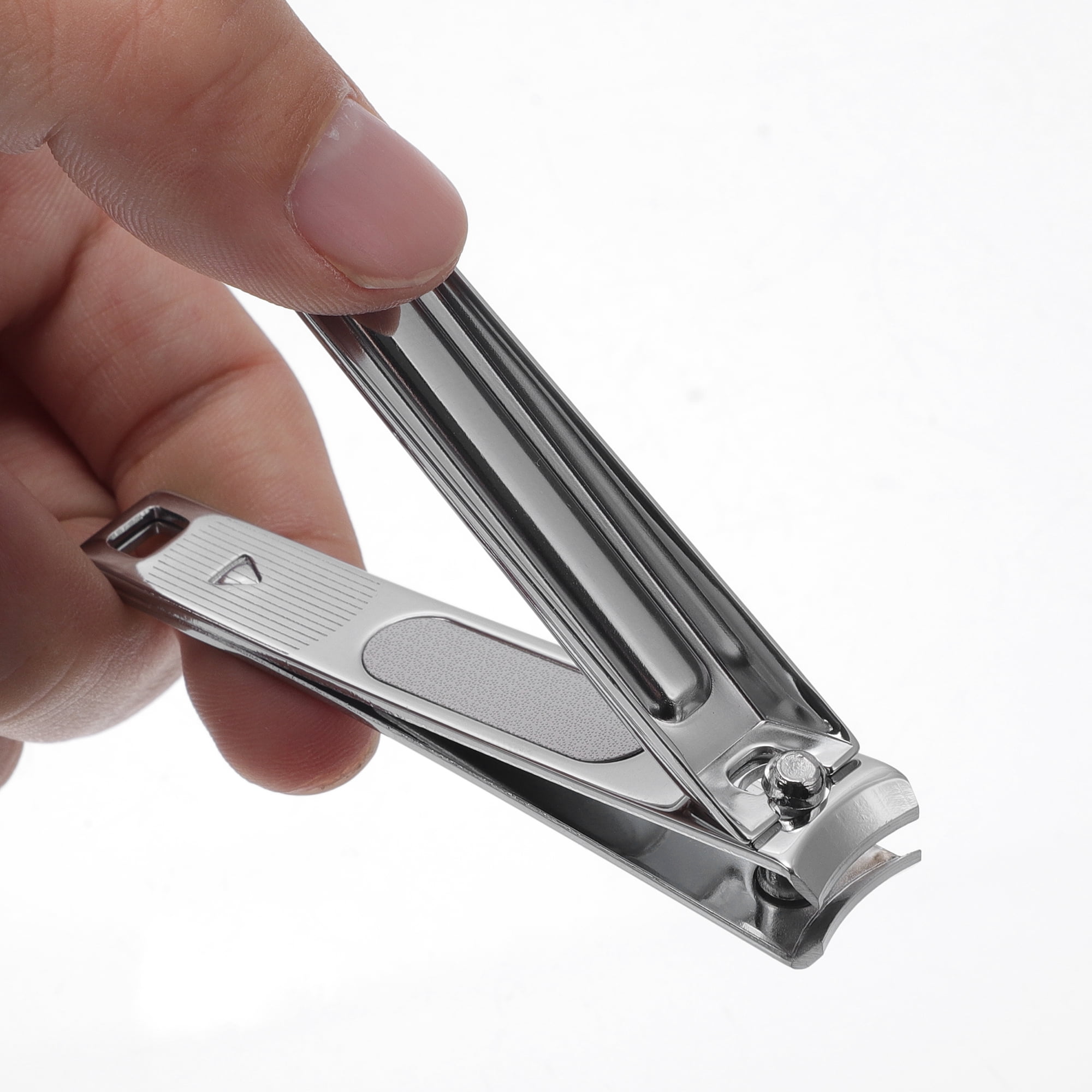 Unique Bargains Durable Vertical Pattern Nail Clippers 1 Pc Green