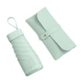 thumbnail image 1 of Mini paraguas para bolso de mano para niñas y mujeres, paraguas de bolsillo pequeño Verde, 1 of 9