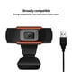 720P Webcam Auto Focus USB Camera Built-in Noise Reduction Microphone for Laptop Desktop – image 5 sur 7