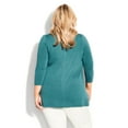 thumbnail image 2 of Avenue Women's Plus Size Ellis Plain Tunic, 2 of 2