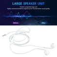 thumbnail image 3 of 3.5mm Earbuds, Wired Earphone White Universal Volume Adjustable  for IOS 5S for, 3 of 8
