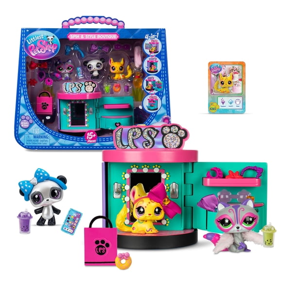 Juguete Littlest Pet Shop Spin & Style Boutique Serie 4