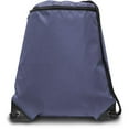 thumbnail image 1 of 1934894 14 Zipper Drawstring Backpack - Navy Case of 60, 1 of 1