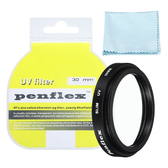 Uxcell 30mm UV Filter, 1 PCS Protection Filter Camera Lens Filter Aluminum Optical for 30mm Camera Lens Filter