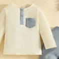 thumbnail image 4 of NOLDARES Toddler Baby Boy Set Clothes Long Sleeve Cute Print Tee Sweatpants Elastic Waist Casual Winter Outfits 2Pcs Size:5-6 Y,Sky Blue, 4 of 6