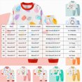 thumbnail image 4 of NOLDARES Girls Pajamas Long Sleeve 2 Piece Nightwear Set with Printed Kids Sleepwear PJs Loungewear(S311-Pink), 4 of 8