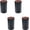 Round Black 2.36"x4", variant on 1.18" Self Adhesive Bed and Furniture Risers,Steel Bed Risers to Heavy Furniture or Beds Chair Table Riser,Round Black 60x30mm(WH)