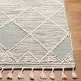 thumbnail image 2 of Hauteloom Bicos Wool Living Room, Bedroom Area Rug - Bohemian, Transitional - Charcoal, Cream, Gray - 8' x 10', 2 of 8