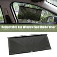 thumbnail image 3 of REGALWOVEN Retractable Car Auto Window Sun Shade Visor Windshield Roller Blind 125x58cm, 3 of 6