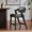 Charcoal, variant on iNSPIRE Q Billings Industrial Black Wash Finish PU Counter Height Bar Stools, Charcoal