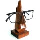 thumbnail image 1 of Soporte De Madera Para Gafas De Sol Hecho A Mano En Forma De Nariz Soporte De Exhibición De Gafas De Madera De Pino Estante Para La Nariz Muyoka Hogar, 1 of 6