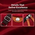 thumbnail image 4 of INSPIRE CHIC Oxford Crossbody Bag for Women Casual Everyday Shoulder  with Adjustable Strap & Zipper Closure Red, 4 of 6