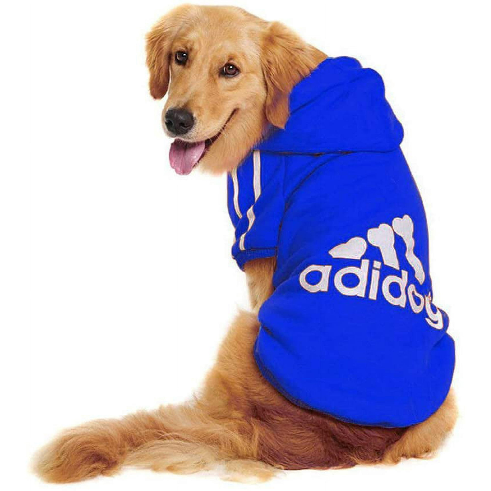 Large Dog Hoodies, Apparel, Fleece Adidog Basic Hoodie Sweater