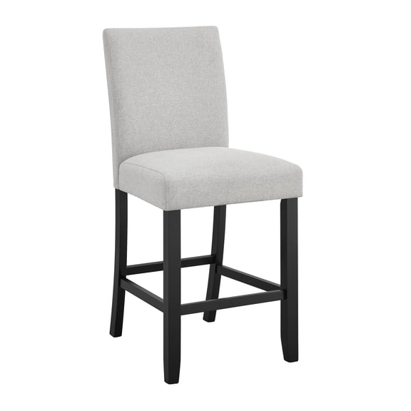 Cterwk 2 Pack Fabric Upholstered Counter Height Dining Chair for Living Room, Dining Room, Gray