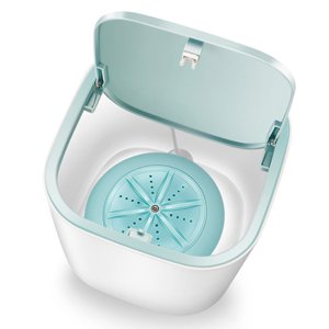 POINTERTECK Lave-linge Barrel Lave linge Sous-vêtements Chaussettes Lave-vaisselle Portable Laveur rotatif Pratique pour Dortoir Maison