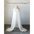thumbnail image 2 of Creative Co-Op White Cotton MacramÃÃÂ© Canopy with Tassels, 2 of 3