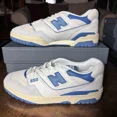 thumbnail image 3 of New Balance 550 Sea Salt Pack Blue Agate Shoes Sneakers BB550CPD Men's Sizes 11, 3 of 6
