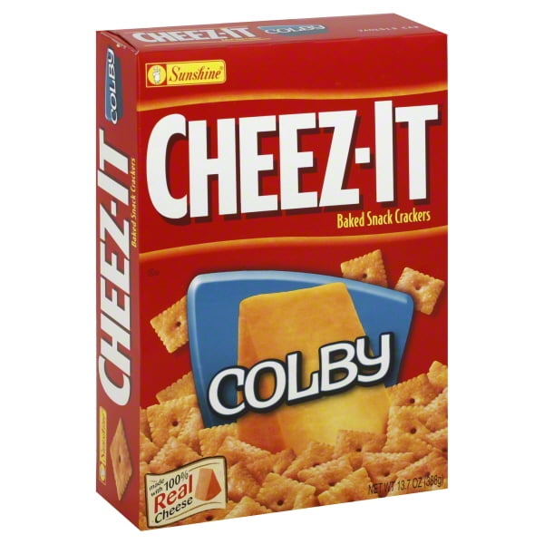 CheezIt Baked Colby Snack Crackers, 13.7 Oz.
