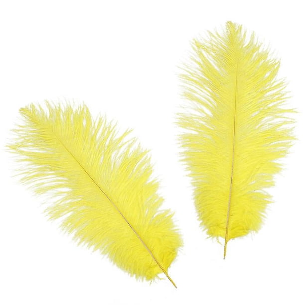 10 piezas decoraciones de plumas de avestruz