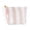 Pink, variant on Travel Makeup Bag Striped Makeup Pouches for Purse, PVC Cosmetic Bags with Smooth Zipper Soft Lining, for Cosmetic Car Organizer, Daily, Gifts, Portable Large & Small Toiletrys, 10.23×3.34×7.67in