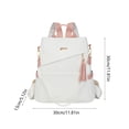thumbnail image 2 of JZCHUNTOY Backpack 1 Piece, Anti-Theft Dual-Use Backpack, Fashionable Soft Leather Large Capacity Travel Backpack, Lightweight Commuter Bag for Daily Use & Travel, 2 of 6