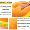 thumbnail image 3 of Almohada de peluche de hamburguesa con queso de 11.8 pulgadas, regalo para niños., 3 of 5