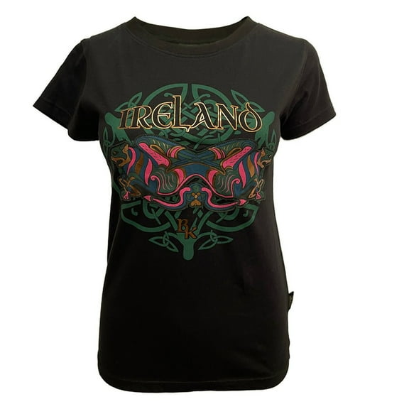 Black Celtic Applique Lansdowne T-Shirt