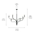 thumbnail image 4 of Kichler Lighting - Livadia - 6 Light Chandelier-35.25 Inches Tall and 47.25, 4 of 8