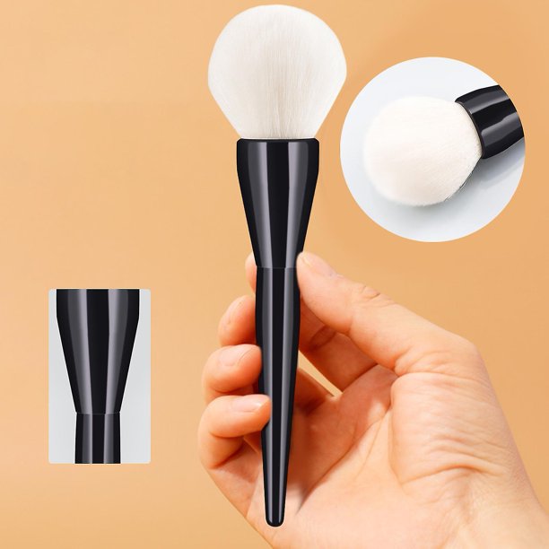 Farfi Cepillo Cosmético De Gran Tamaño Profesional Suave Respetuoso Del Medio Ambiente Cómodo Herramienta De Maquillaje Cepillo Facial En Polvo De Acabado De Nylon Para La Vida Diaria