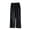 Black, variant on Girls Wide Leg Jeans, Star Stitching Decorated Denim Pants, Casual High Waisted Trousers, Light Blue, 120