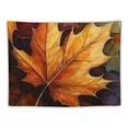 thumbnail image 5 of Autua Leaf Autumn Painting Tapestry Wall Hanging Unique Style Graphic Tapestries Home Wall Decor Art for Living Room Bedroom Apartment Farmhouse Dorm 40x30inch, 5 of 6