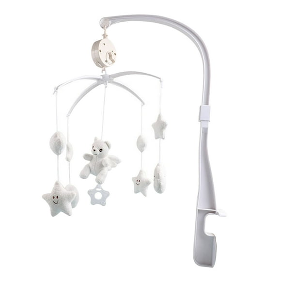 Cuna de bebé Cuna Cuna Cuna Móvil Cuna Rotación Música Bell Baby Cama Decoración
