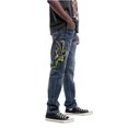 thumbnail image 4 of Ed Hardy Eagle Snake Slim Straight Denim Jeans - MEHD8301-8 (Y2K Med Blue, 32), 4 of 4