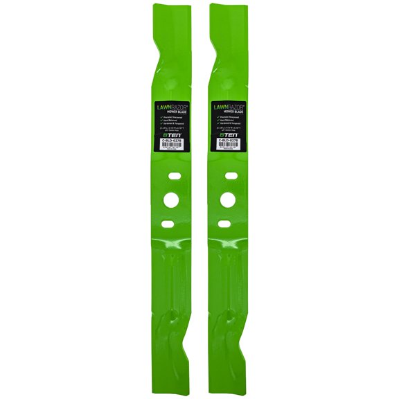 LawnRAZOR Blade for Husqvarna 580921201 42 inch Deck Notched High Lift 2 Pack 810-CBL2490D