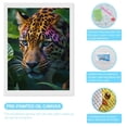 thumbnail image 3 of Diamond Art Kits for Adults - Tropical Leopard Vibrant Jungle 5d Diamond Painting for Adults, Diamond Art for Adults Beginners, Frameless Diamond Painting Kits for Adults for Home Wall Decor, 3 of 7