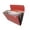 Red, variant on Large Capacity Document Organizer, Accordion Folder (12.9x9.6 Inch) — Multi Pocket Holder, Plastic Storage in Sturdy Construction for Office