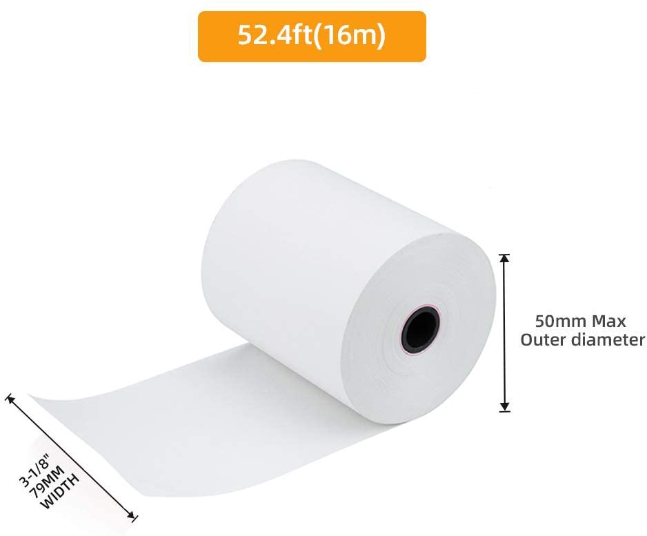 MUNBYN 80mm Thermal Receipt Paper Rolls 