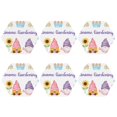 thumbnail image 2 of Pofeuu Watercolor Gnome Garden Print Leather Coasters Set of 6, Round Cups Mugs Mat Pad for Home Kitchen Heat Resistant Drink Coasters,Hexagon, 2 of 7