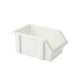 thumbnail image 2 of Contenedor de almacenamiento de plástico con tapa | Organizador de cocina apilable | Plástico Blanco Esmerilado 9.3"x6.1"x4.5" | Refrigerador, Despensa, Gabinete, Almacenamiento Multiusos | Asas de, 2 of 6