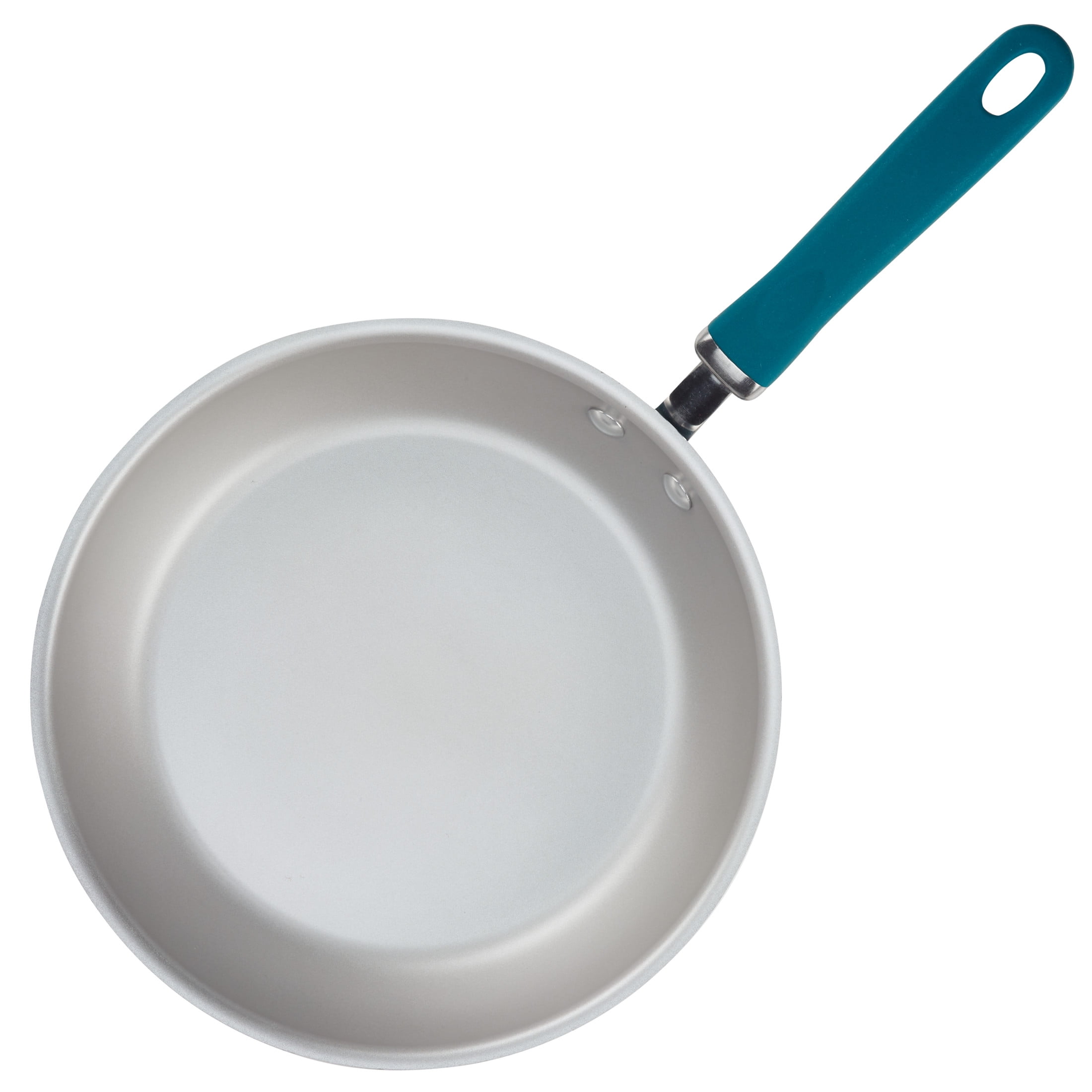 Rachael Ray Create Delicious 9.5" and 11.75" Aluminum Nonstick Frying Pan Set, , Teal
