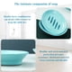 thumbnail image 2 of 2-pack tvålkopp, tvålkoppar av plast, halkfri tvållåda, tvålhållare, dusch med droppbricka, lättrengörande tvålsparare, (blå), 2 of 5