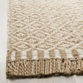 thumbnail image 5 of SAFAVIEH Natural Fiber Johanna Geometric Jute Area Rug, Natural/Ivory, 6' x 9', 5 of 8
