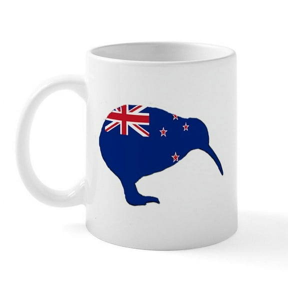 CafePress - New Zealand Kiwi Mug - 11 oz Ceramic Mug - Novelty Coffee Tea Cup