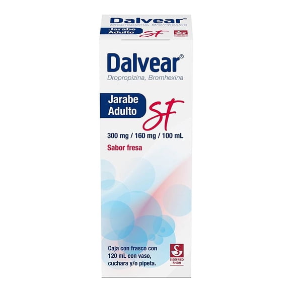 Dalvear SF fresa adulto 300 mg/160 mg/100 ml