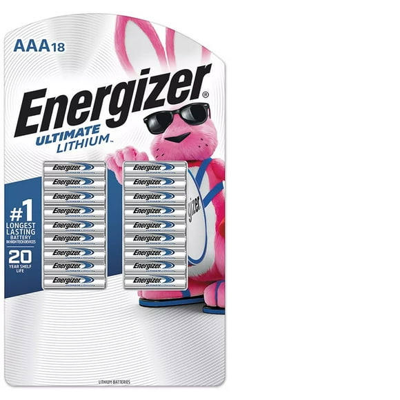 Energizer Ultimate Lithium AAA Batteries, 18 ct.
